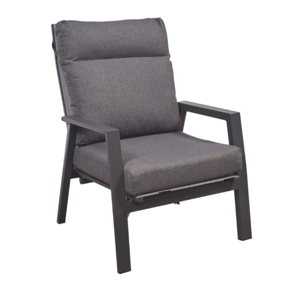 Ballina Reclining Single Lounge - Charcoal