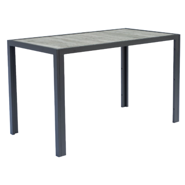 Ekaterina Ceramic Bar Table 1550x840 - Charcoal